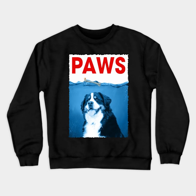 Berner PAWS Mountain Majesty, Stylish Tee for Dog Devotees Crewneck Sweatshirt by Gamma-Mage